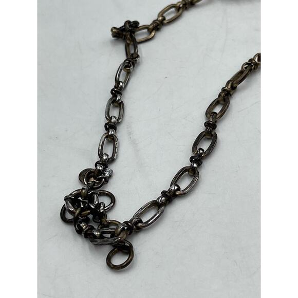 J. Crew Gold Tone Large Faceted Clear Oval Rhinestone Statement Necklace - Picture 13 of 16